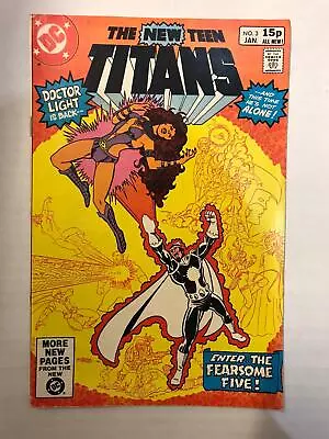 Buy New Teen Titans #3 (1984) Vg/fn Pence Copy Dc* • 9.95£