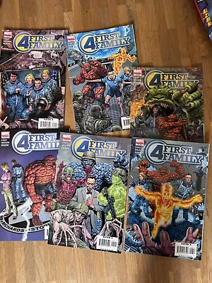 Buy Original Marvel US Comics Fantastic Four 4 First Family #1-6 (2006, Complete Mini) • 8.59£