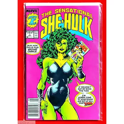 Buy Sensational She-Hulk # 1  1st Issue  1 Marvel Comic Bag And Board 1989 (Lot 2252 • 47.03£