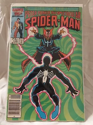 Buy Spectacular Spider-Man 115 Fn+ Newsstand Edition • 10.71£