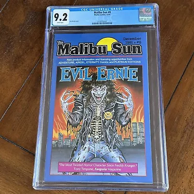 Buy Malibu Sun #8 (1991) - 1st Evil Ernie Cover - CGC 9.2 - White Pages! • 1,185.91£