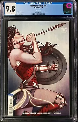 Buy Wonder Woman #59 CGC 9.8 Jenny Frison Variant Cover! • 79.05£