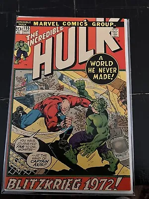 Buy Incredible Hulk 155, High Grade, NM, First Shaper Of Worlds, Captain Axis • 26.82£