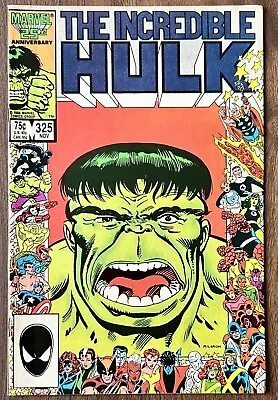 Buy 1986 Marvel Incredible Hulk #325 25th Anniversary • 8£