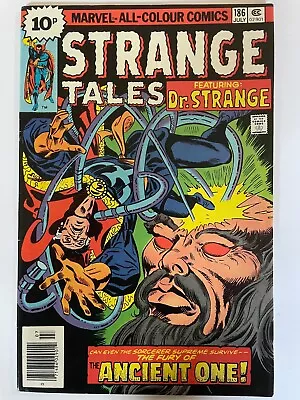 Buy STRANGE TALES  # 186 Dr Strange V Ancient One. Marvel. Rare Great Cdn VFN/NM- • 11.99£