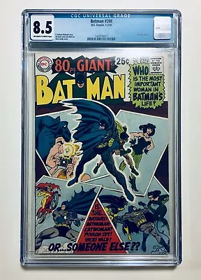 Buy BATMAN #208, (1969), Early POISON IVY App & Cover, 80 Page Giant, CGC 8.5 • 218.44£