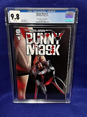 Buy Bunny Mask #1 CGC 9.8 Wicked Gator Comics Variant Ltd. 250 • 48.26£
