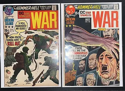 Buy DC Star Spangled War Stories #155(1970)  & #156 (1971) 1st App Battle Album • 12.05£