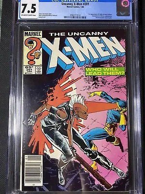Buy CGC 7.5 The Uncanny X-Men #201 (Jan 1986) Marvel, 1st Cable As Baby Nathan • 28.38£