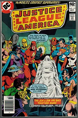 Buy Justice League Of America 171   JLA - JSA Death Of Mr Terrific Pt 1  VF+ 1979 DC • 14.19£