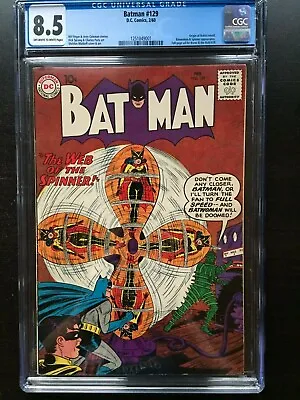 Buy BATMAN #129 CGC VF+ 8.5; OW-W; Batwoman Bondage Cvr, Origin Of Robin Retold! • 762.99£