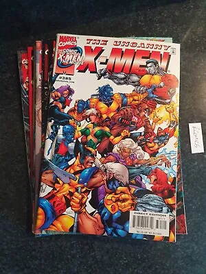 Buy Uncanny X Men Set 10 Issue Run 385-394 • 0.99£