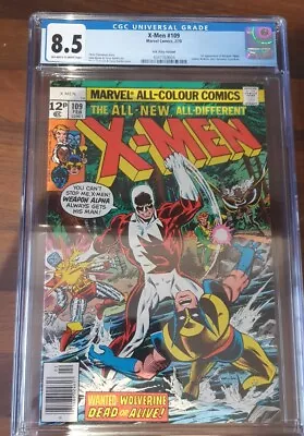 Buy Uncanny X-men #109 - CGC 8.5 OW/WP - 1st App Weapon Alpha - Marvel Comics 1979 • 0.99£