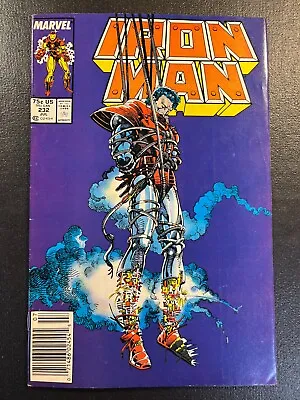 Buy IRON MAN 232 Newstand Variant Armor Wars Story Layton Guice 1989 Marvel Vol 1 • 6.31£