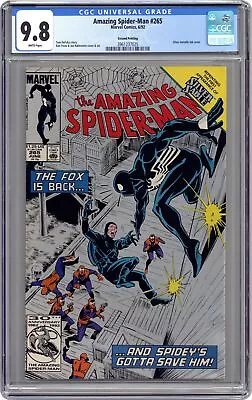 Buy Amazing Spider-Man #265B 2nd Printing CGC 9.8 1992 3961237025 1st Silver Sable • 174.35£