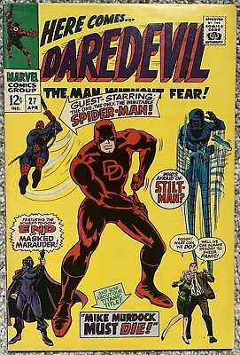 Buy Daredevil Comic (marvel,1967) #27 Silver Age ~ • 39.65£