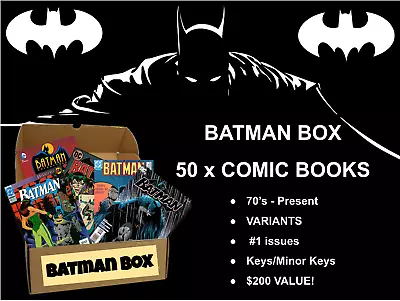 Buy Lot X 50 BATMAN COMIC BOX W/ VARIANT #1s J Lee N Adams D Finch VF $200 VALUE! • 78.84£