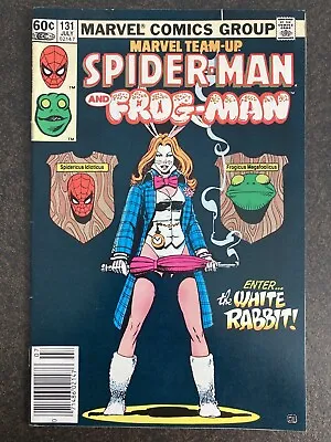 Buy Marvel Team-up #131 1st White Rabbit Lorina Dodson Newsstand 1983 Spider-man Vf- • 23.95£