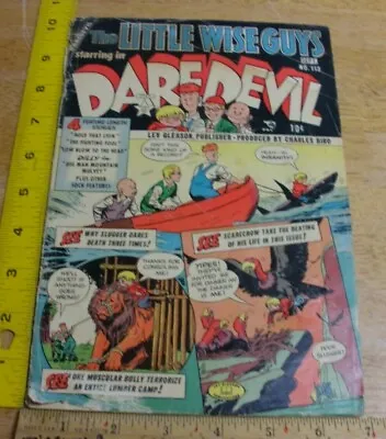 Buy The Little Wise Guys Daredevil 113 1950s Golden Age Comic G+/VG • 10.25£