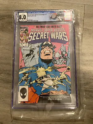 Buy Marvel Super-Heroes Secret Wars #7 CGC 8.0 Marvel 1984 CUSTOM LABEL • 78.08£