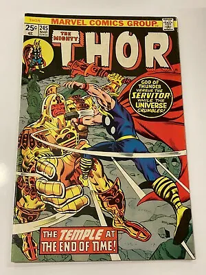 Buy Thor #245 1st App He Who Remains Marvel Comics 1975 FN+ • 10.26£