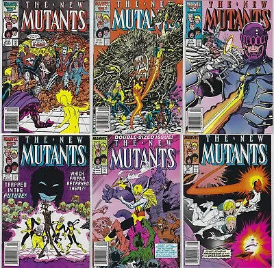 Buy Lot Of 6 NEW MUTANTS (Marvel Comic Book Collection) #46-51 Uncanny X-men Appears • 7.90£