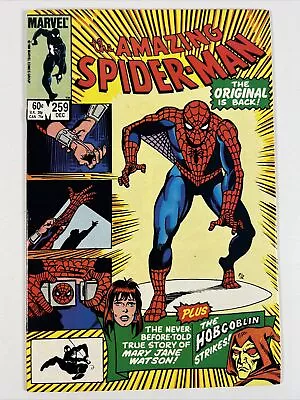 Buy Amazing Spider-Man #259 (1984) Mary Jane Origin ~ Marvel Comics • 9.48£