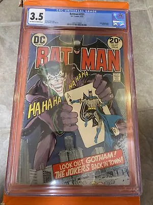 Buy Batman #251 1973 CGC 3.5 (Neal Adams Cover Art) With Wall Art 13”x 19” • 259.55£