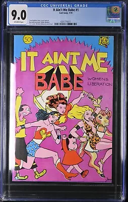 Buy It Ain't Me Babe #1 - CGC 9.8 (1970, Last Gasp) Trina Robbins, Feminist Comix • 1,976.51£