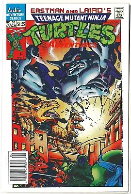 Buy 1992 Archie - Teenage Mutant Ninja Turtles # 30 Newsstand - High Grade Copy • 4.74£