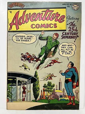Buy ADVENTURE COMICS #187 1953 SUPERBOY Aquaman GREEN ARROW Quick  DC Golden Age • 313.67£