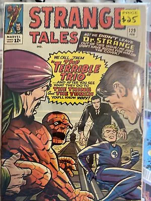 Buy Strange Tales #129 1965 ~VG Estate Find Terrible Trio • 20.11£