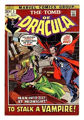 Buy Tomb Of Dracula #3 FN+ 6.5 1972 • 52.77£