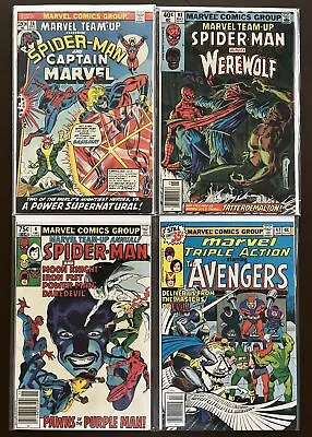 Buy Marvel Team Up & Triple Action 4 Issues Bronze Age Newstands 1972 Marvel Comics • 8£