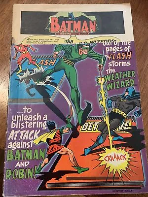Buy Vintage 1966 DC Comics Batman Robin Weather Wizard July 353 Comic Remainder • 6.32£