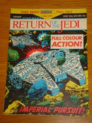 Buy Star Wars Return Of The Jedi #84 January 26 1985 British Weekly Comic With Gift • 16.99£