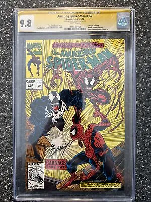 Buy The Amazing Spider Man #362 Cgc 9.8 Signed By Mark Bagley • 200.88£