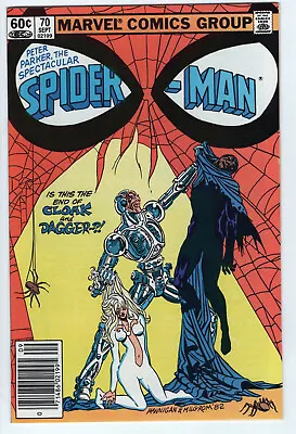 Buy SPECTACULAR SPIDER-MAN #70 - 6.5 - WP - Cloak And Dagger VS Silvermane • 5.52£