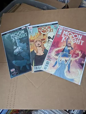 Buy MOON KNIGHT #190-192 (2018) 1st Cover Sun King 1st Cameo Daughter NM • 19.99£