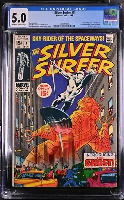 Buy Silver Surfer #8 Marvel 1969 CGC 5.0 Mephisto Appear And 1st Flying Dutchman • 55.93£