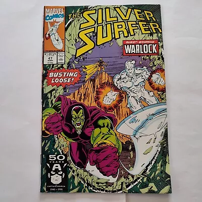 Buy Silver Surfer #47 Vol 3 - Marvel 1991 - Thanos - Infinity Gauntlet • 5.99£