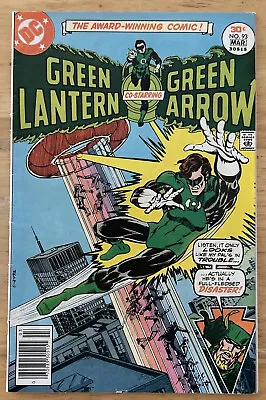Buy Green Lantern #93; Hal Jordan Fights Alien Leader & Frees Abducted People (1977) • 27.44£