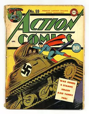 Buy Action Comics #59 FR/GD 1.5 1943 • 836.45£