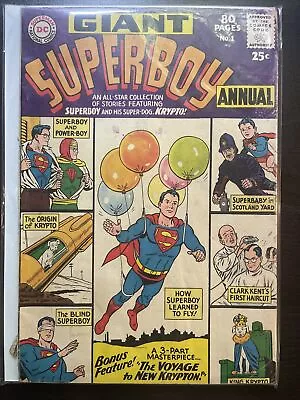 Buy Superboy Annual #1  80 Page Giant  Dc Silver Age 1964 • 8.88£