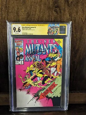 Buy New Mutants Annual 2 Cgc 9.6 Signed By Chris Claremont 1st US Psylocke  • 199.16£