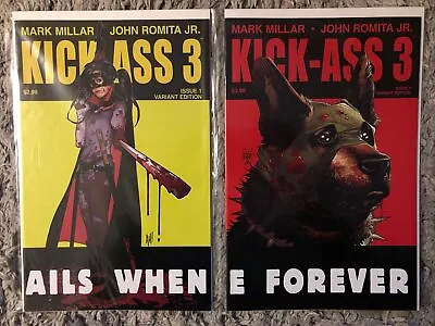 Buy Kick Ass 3 Lot Of Variants Issue 1 Comics Movie • 5£