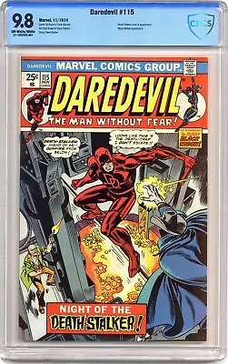 Buy Daredevil #115 CBCS 9.8 1974 21-19C2E5C-001 • 537.61£