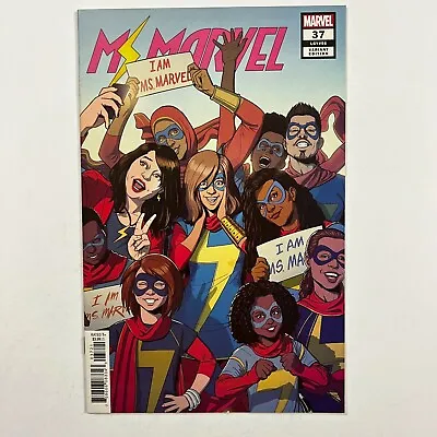 Buy Ms Marvel 37 Kamala Khan Jamie Mckelvie Variant (2019, Marvel Comics) • 7.09£