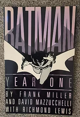 Buy BATMAN Year One By Miller & Mazzuchelli • 7.99£