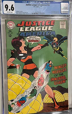 Buy Justice League Of America #60 CGC 9.6 1968 Near-Mint • 319.01£